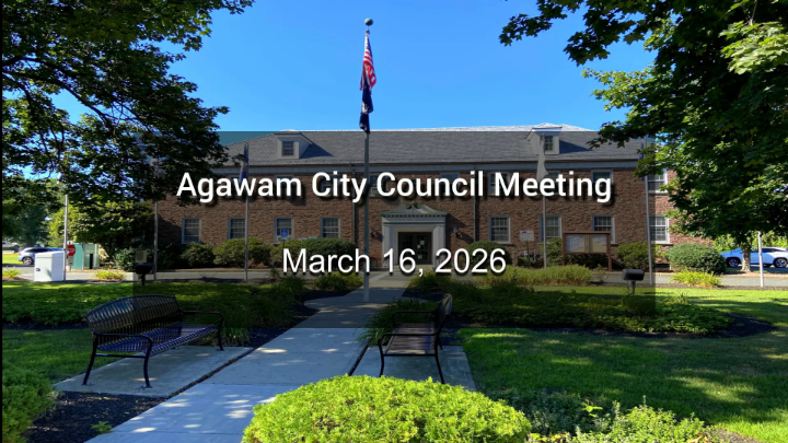 Thumbnail image for Agawam City Council Meeting  - March 16, 2026